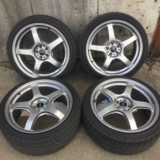 AME トレーサーGTV 18インチ　5H100 8.5j+45 再値下げしました‼️