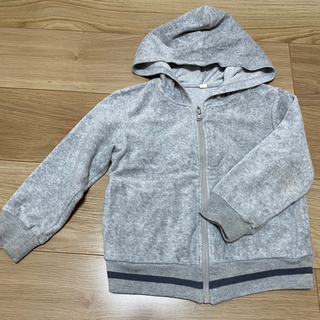 秋冬物☆子供服お下がり☆ベストパーカーの画像