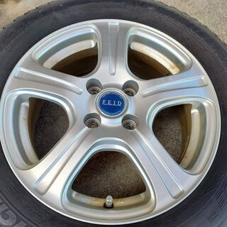 15インチアルミホイール4本セット　185/65/15スタッドレスタイヤ付　日産ティーダ・ノートの画像
