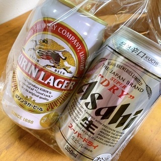 KIRINラガー❁スーパーasahi 350ml  2本の画像