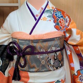 振り袖(お)、長襦袢、袋帯、小物セットの画像