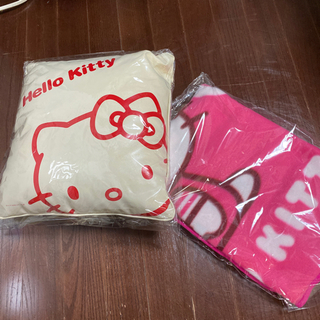 キティちゃん　クッション&毛布