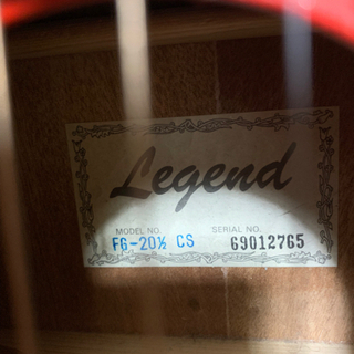 Legend by.ARIA ミニアコースティックギター　取引先様決まりましたの画像