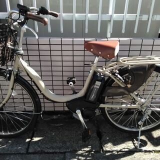 ヤマハ 電動自転車 PAS NATURA PM24NMDX クリーム 24インチ 配送無料