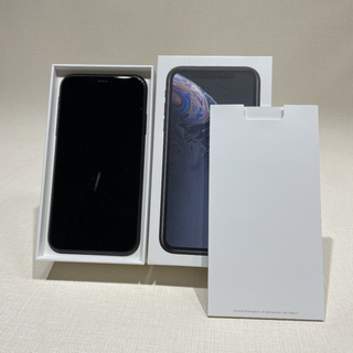 極美品！simフリー iPhoneXR 64GB ブラック 判定○
