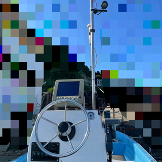 ヤマハ 15ft 小型船 ボート 和船 魚探 センターコンソールの画像