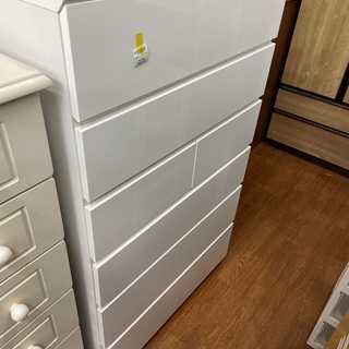 ニトリ 6段チェスト ホワイト