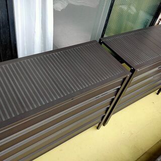 【2個セット】エアコンカバー（室外機カバー）を売ります【利用期間...