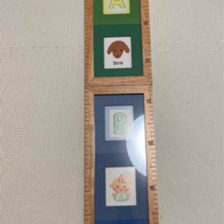 【受渡予定者が決まりました】身長が測れるフォトフレーム