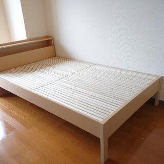 すのこベッド　中古　美品　セミダブル　ニトリ