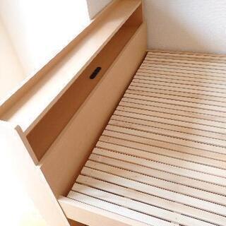 すのこベッド　中古　美品　セミダブル　ニトリの画像