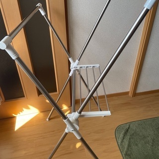 洗濯物干し台　脱衣カゴ、洗濯カゴ　セット