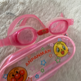アンパンマン☆スイミング　ゴーグル　ピンク