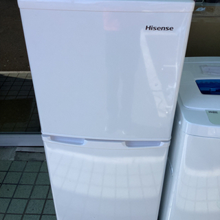 ハイセンス 106L 2ドア冷蔵庫（直冷式）　リサイクルショップ...