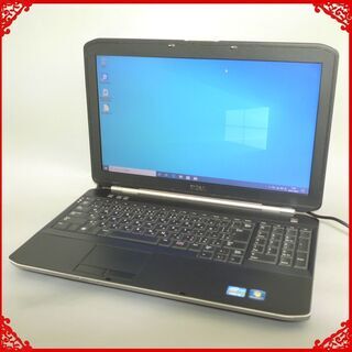  即使用可能 中古美品 ノートパソコン Windows10 15.6型ワイド デル DELL E5520 第2世代 Core i5 4GB 500GB DVDマルチ 無線LAN Office