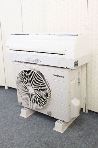 パナソニック 冷暖房除湿 ルームエアコン お掃除ロボット エコナビ ６畳用 CS-EX226C 2016年製 Panasonic エアコン 中古家電 店頭引取歓迎 R4272)