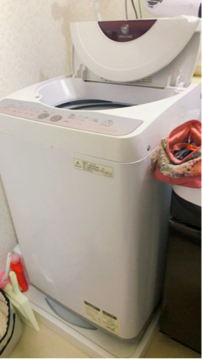 【受取人確定】洗濯機　綺麗な方　取りに来てくださる方限定