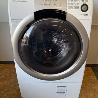 【SHARP】シャープ ドラム式 電気 洗濯 乾燥機 容量7kg ES-S70-WR 2014年製.