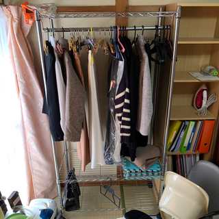 スチールラック　ワイヤーハンガーラックの画像