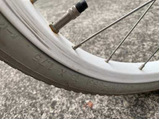 18インチ　自転車（補助輪付）