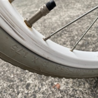 18インチ　自転車（補助輪付）