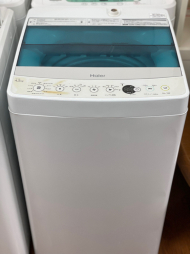 送料・設置込み　洗濯機　4.5kg Haier 2016年
