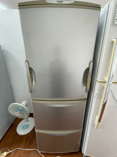 送料・設置込み　冷蔵庫　345L SHARP 2003年