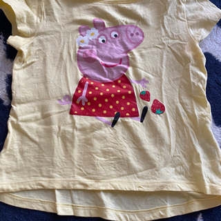 黄色 H＆M ペッパピッグ Tシャツ