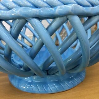 FRANCFRANCのおしゃれな陶器　フルーツ入れ　陶器かご　の画像