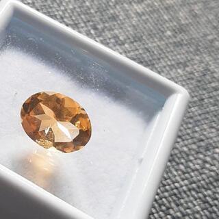 【🌟お譲り先決定】天然の煌めき💎シトリン　オーバルブリリアントカット