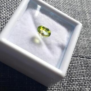 【🌟お譲り先決定】天然の煌めき💎ペリドット　オーバルブリリアントカット