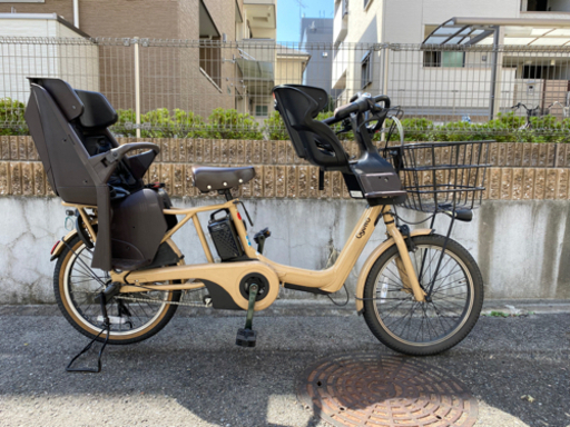 電動アシスト自転車　子供乗せて　ギュット