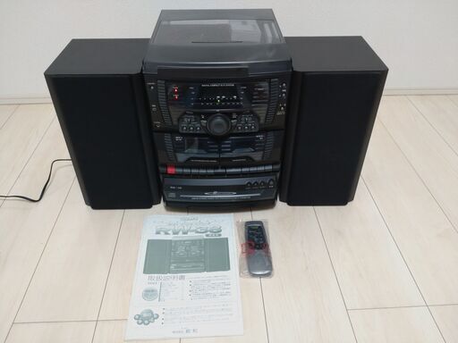 [ 美品 ][ 動作良好 ] 創和 SOWA ☆ 3CD マルチステレオ / RW-38 / CDチェンジャー / レコードプレーヤー / ラジカセ コンポ レコードデッキ [ 調布市 お受け取り限定 ][調布市 三鷹市 世田谷区 限定無料配送あり ]