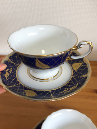 大倉陶園　カップアンドソーサー　2脚　客