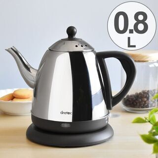 ドリテック 0.8L  ステンレスケトル マキアート 電気ポット...