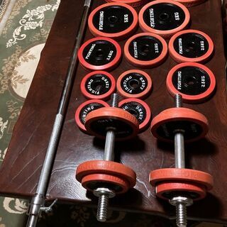 FIGHTING ROAD　バーベル、ダンベルセット
