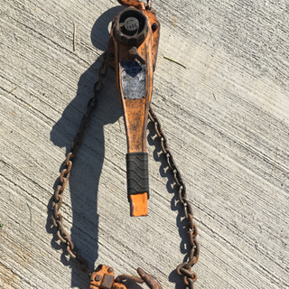 お話し中　レバーブロック　