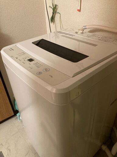 MAXZEN洗濯機 6kg　JW60WP01WH