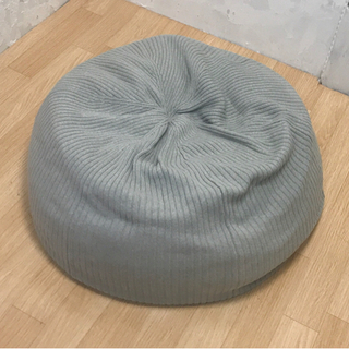 IDEE イデー　ビーズクッション　PUUF大　グレー　無印良品...