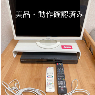 【美品】SHARPテレビ&Blu-rayレコーダー※お値下げ中！(AQUOS LC-24K30、BD-NW520)