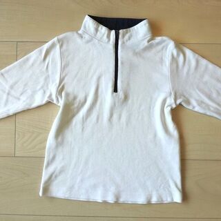 120センチ　長袖　体操服　白　小学生　園児　男女兼用