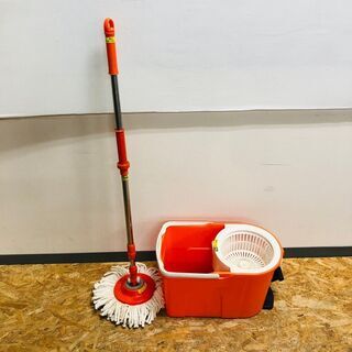 【アイリスオーヤマ】 回転モップ 掃除用具