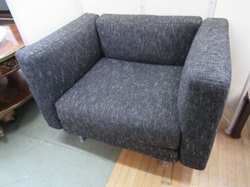 JKN3165/システムソファ/1人掛けソファ/1Pソファ/応接/インディゴ/カッシーナ/Cassina/グランダンゴロ/GRANDANGOLO/美品/良品/中古品/