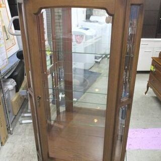 上ヶ嶋木工 飾り棚 プレステージ72MK 照明付 幅71.5×奥行38×高さ151cm キャビネット 日本製 札幌 西野店
