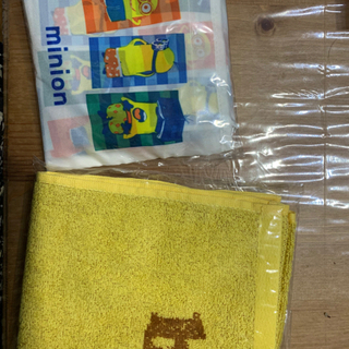 ミニオンズ　エコバック&タオル新品未使用ローソンノベルティ