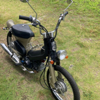 決まりました。すぐ乗れます！自賠責保険１年付き。カスタム車　スーパーカブ50の画像