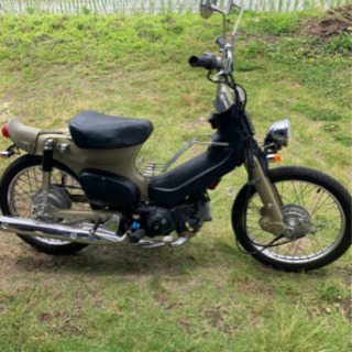 決まりました。すぐ乗れます！自賠責保険１年付き。カスタム車　スーパーカブ50の画像