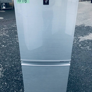 1576番 シャープ✨ノンフロン冷凍冷蔵庫✨SJ-PD14W-S‼️