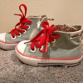 値下げ中！VANSシューズ、花柄の画像