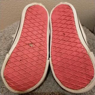値下げ中！VANSシューズ、花柄の画像